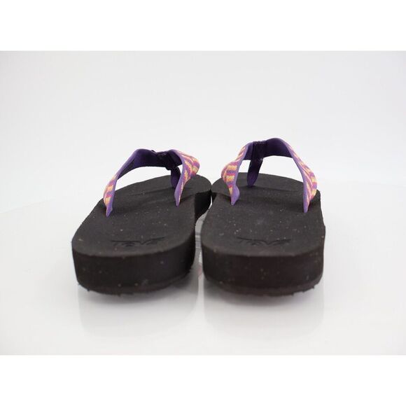 Teva ReFlip Sandal Slide Flip Flop Thong Black Purple Size 11 Beach Slip On - Picture 6 of 12